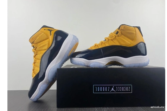 Cheap EP 11 black Air AJ11 and yellow Jordan 0102